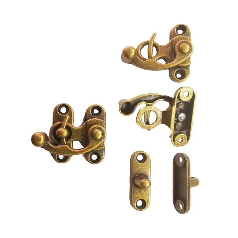 Spot Supply 28*33mm Swinging Latch Chest Suitcase Lock Buckle Right Latch Hook Hasp