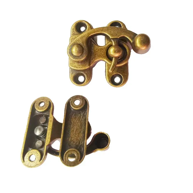 Spot Supply 28*33mm Swinging Latch Chest Suitcase Lock Buckle Right Latch Hook Hasp