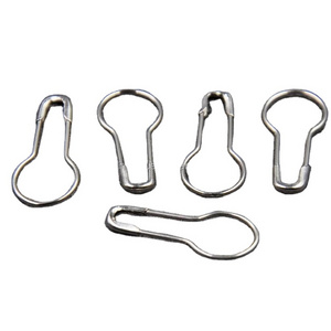 High Quality Clothing Accessories Tag Safety Pins Metal Pear Shaped Safety Pin