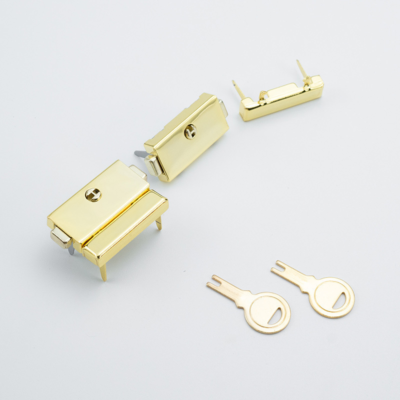 Wholesale High Quality Nickel 25*33mm Vintage Latch Box Lock Twist Turn Locks Claw Lock Clasp