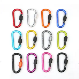 Popular New Product Factory Customization  4.7g Carabiner Swivel Lock Parachuting Carabiner Screw Carabiner