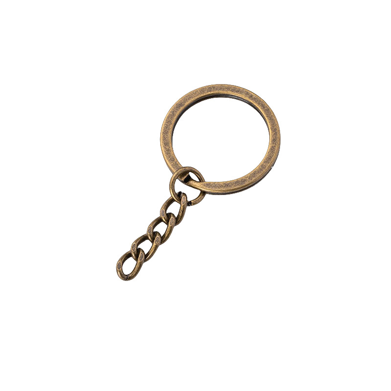 Hot Selling High Quality Products Diy Nickel Keychain Split Key Rings Round Split Key Rings Metal Key Ring