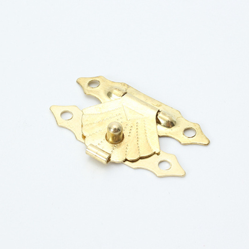 Wholesale Brass Color Small Metal Box Lock Clasp Latch For Wooden Box In Bulk Price