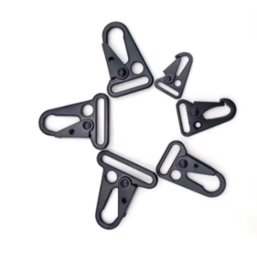 Wholesale Customized New Products Diy Black Chickpea Hook Buckle Spring Door Buckle Sling Clasp