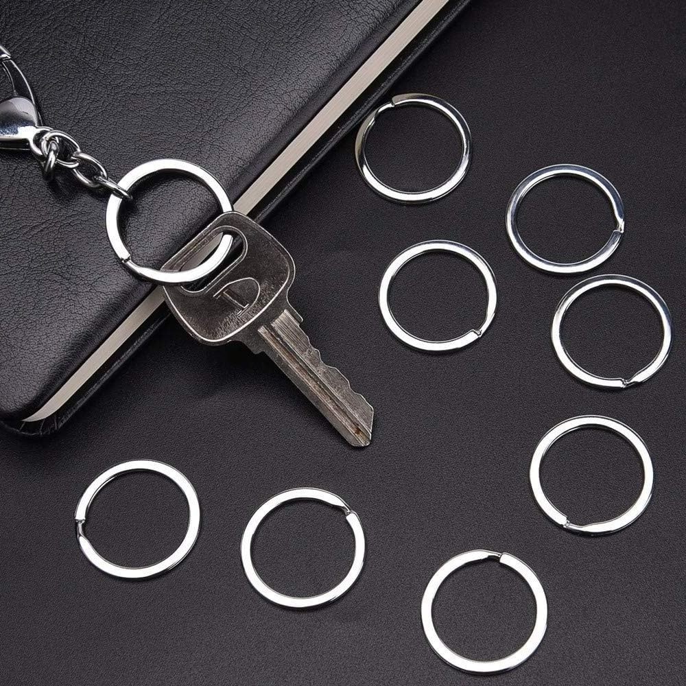 Hot Selling High Quality Factory Customization Open Loop Key Chain Metal Key Chain Metal Flat Key Ring