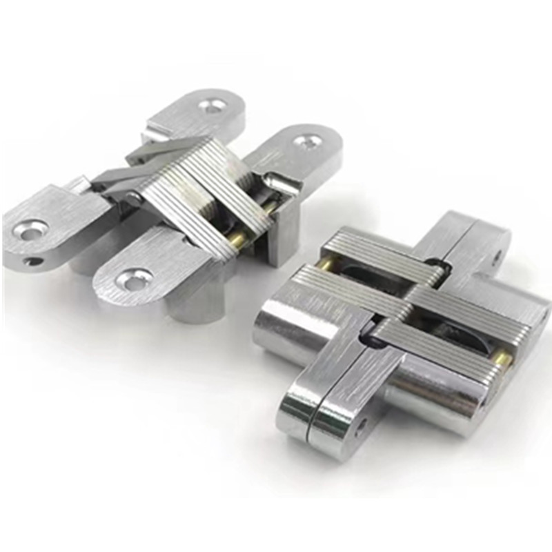 High quality  heavy duty wood hidden cross hardware invisible gate hinge 3d adjustable concealed door hinge