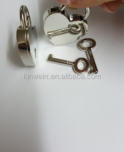 Hot Sale Solid Elegant Brass Double Heart Padlock, Wish Lock, Love Padlock Love Lock