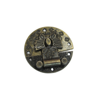 Cabinet Accessories Metal Antique Round Hasp Latch Clasp lock