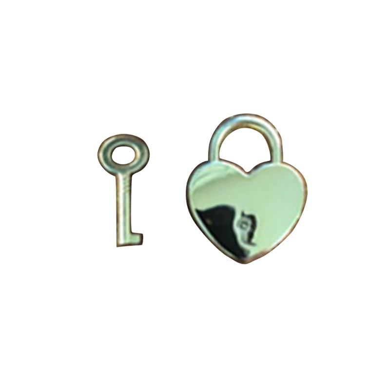 Alloy Heart-shaped Lock With Key,Heart Padlock For Lover Mini Fashion Cute Keyed Padlocks