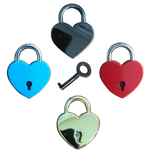 Alloy Heart-shaped Lock With Key,Heart Padlock For Lover Mini Fashion Cute Keyed Padlocks