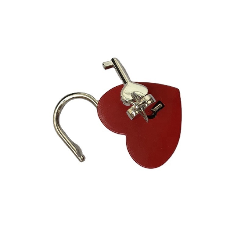 Factory Colorful Small Love Heart Shaped Padlock For Gift