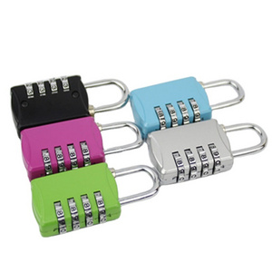 Fashion Colorful Resettable Coded Padlock Password combination lock for Children Schoolbag Drawer