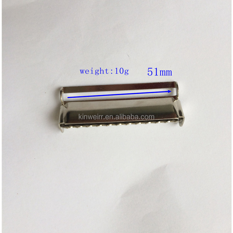 Eco-friendly iron material adjustable belt buckle with teeth for sale