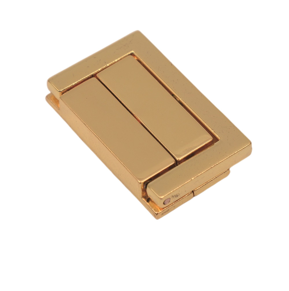 Rectangular metal fittings parts universal box lock Antique brass color Metal box lock