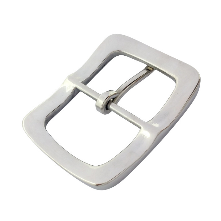 Hot Selling High Quality Silver Solid Brass Pin Buckles Stainless Steel Belt Buckle Metal Pin Belt Buckle