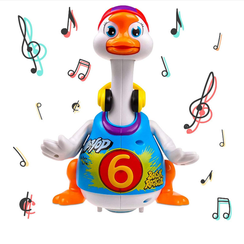 Factory wholesale hot sale high quality interesting kids toy goose With Talking And  Dancing Multifunctional toy