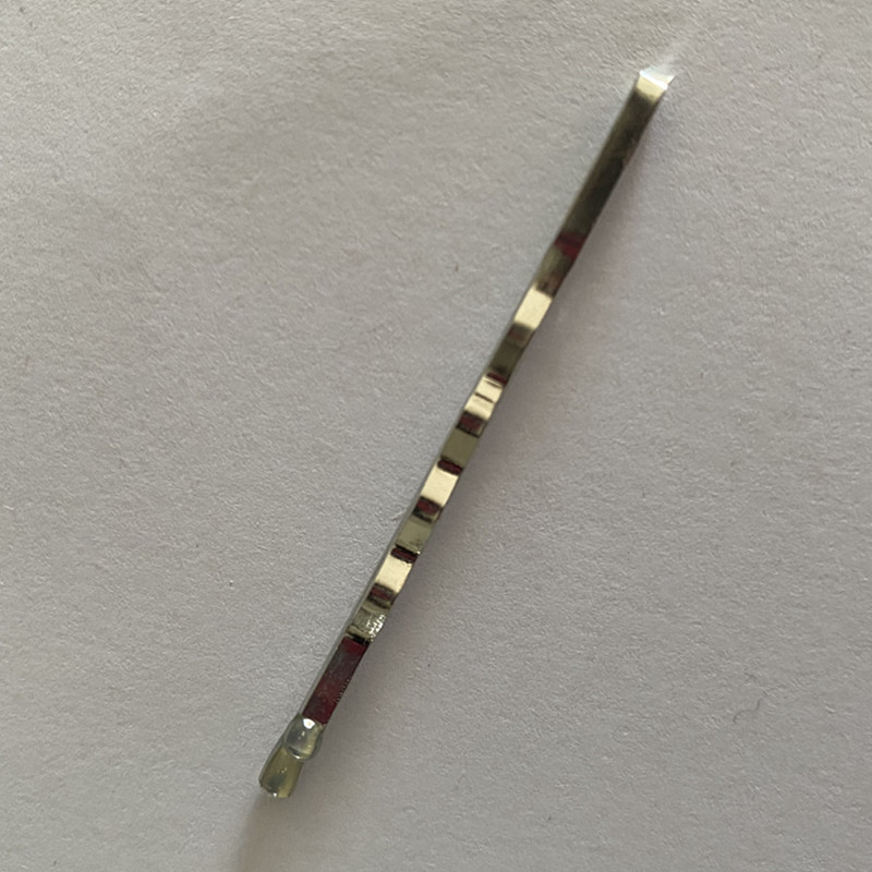 Wholesale 55mm Metal Silver Bobby Pin With Epoxy At The End