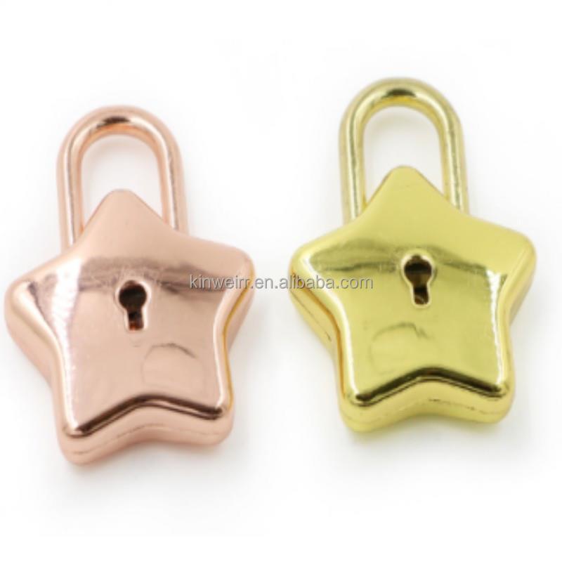 Wholesale direct sales  office drawer padlock cute laptop lock outdoor backpack decoration lock