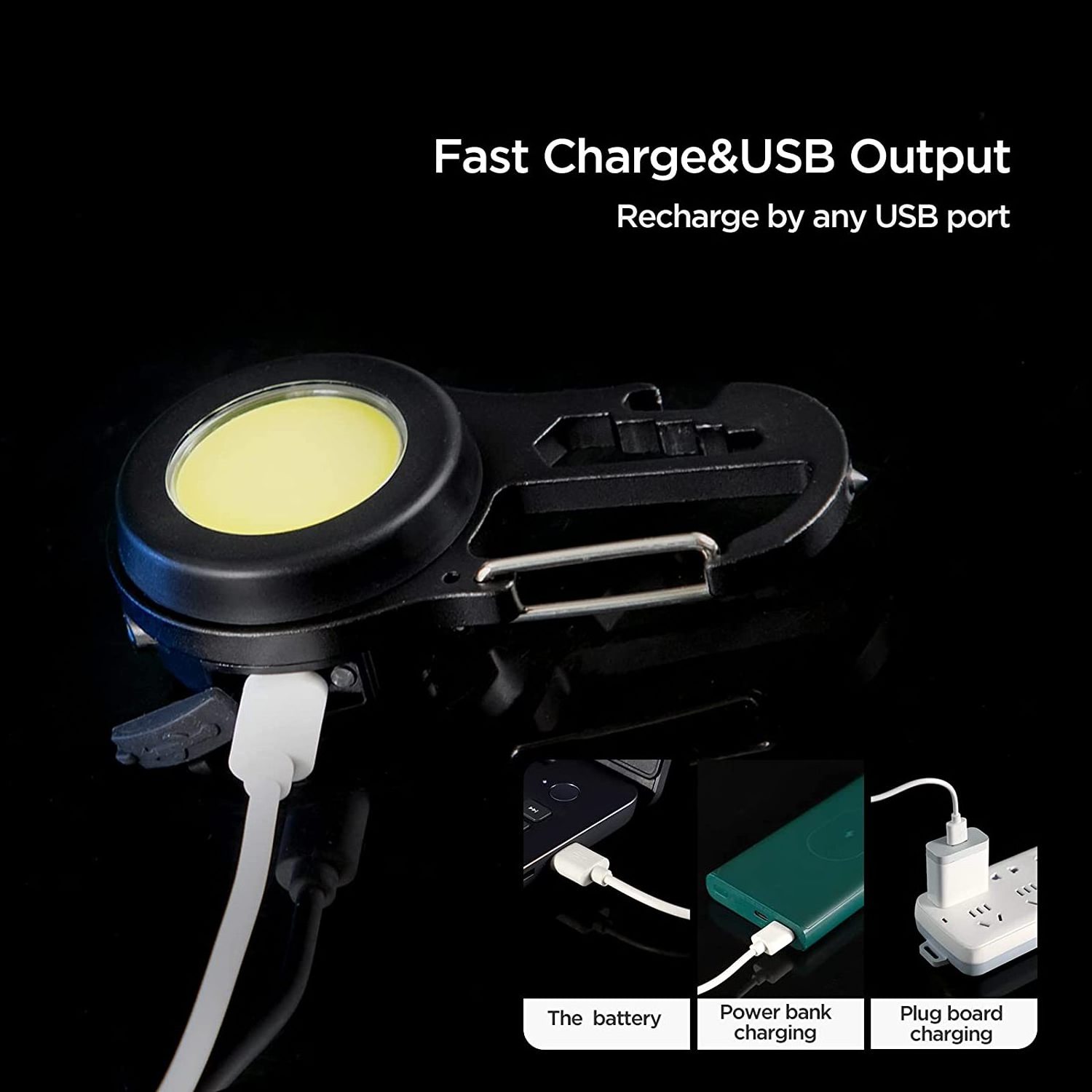 Brightest Rechargeable Led Keychain Light Led Flashlight Usb Rechargeable Flashlight For Camping Hiking