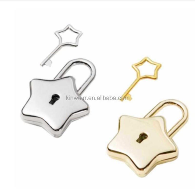 Wholesale direct sales  office drawer padlock cute laptop lock outdoor backpack decoration lock