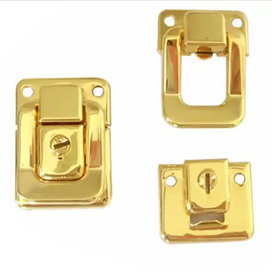 20223 New Product Sale Black Nickel  Gift Box Lock Hasp Latch Jewelry Box Locks  Box Key Locks