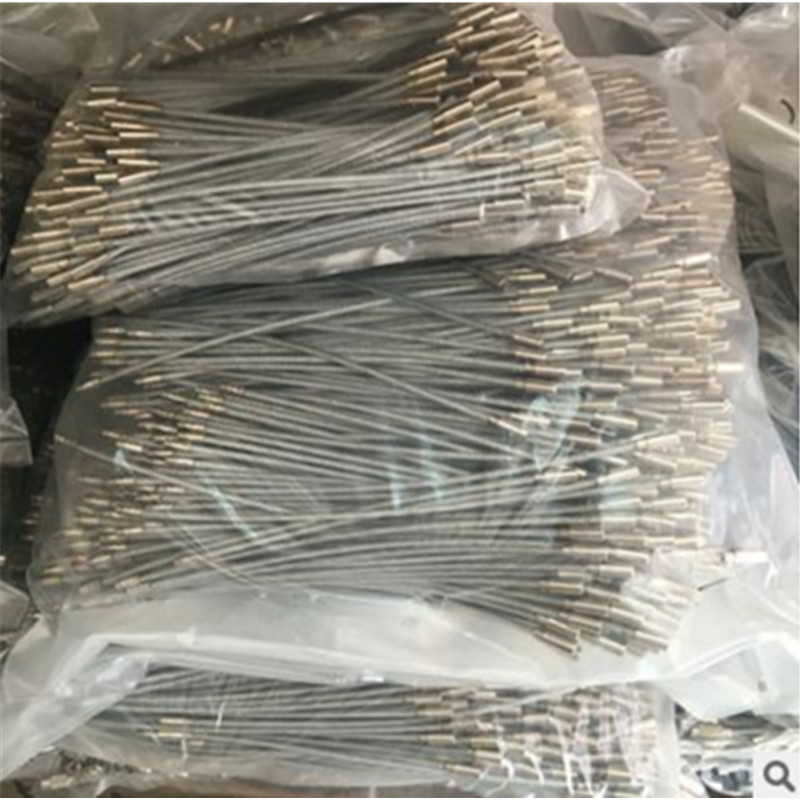 Factory direct sales curtain alligator clip steel wire lock galvanized steel wire ring