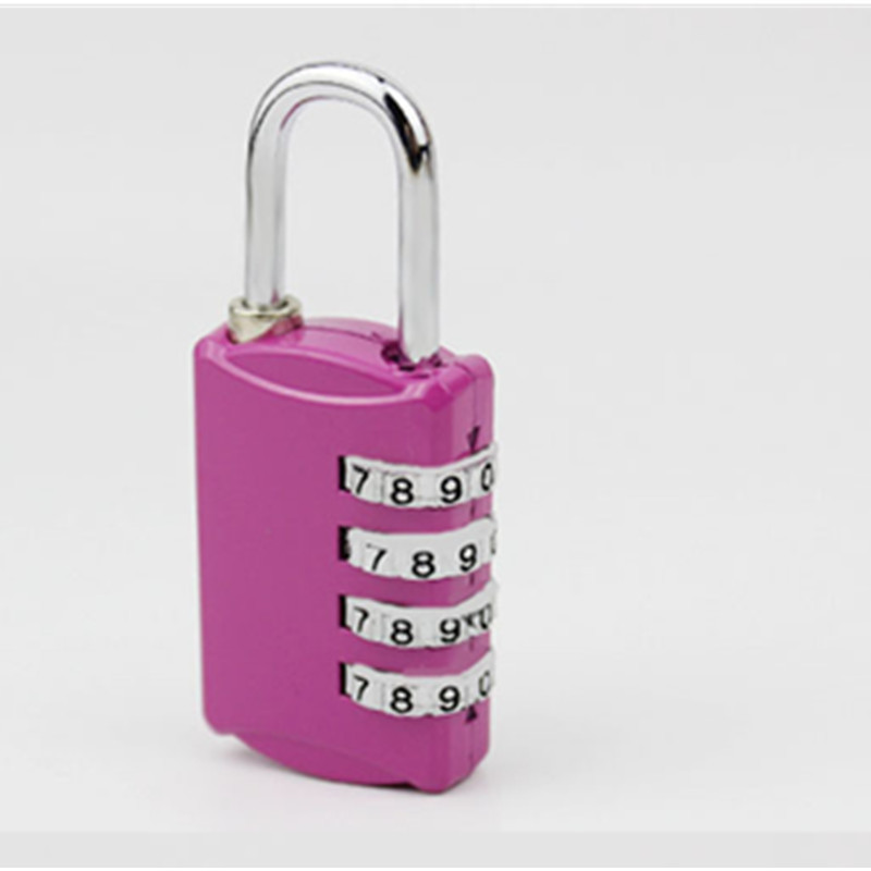 Fashion Colorful Resettable Coded Padlock Password combination lock for Children Schoolbag Drawer