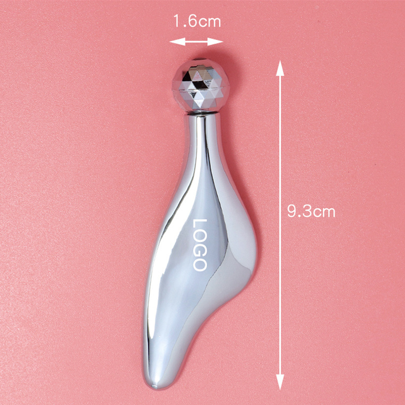 Hot Sales Mini Eye Massage Stick Eye Cream Massage Small Spoon Zinc Alloy Eye Cream Massage Stick