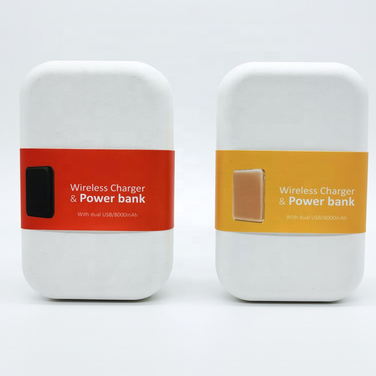 Power bank, mobile phone case, 3C product packaging, 100% degradable natural color dry pressure bagasse packaging box.