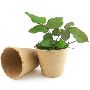 Custom Biodegradable Recycled Pulp Box Mom Floral Flower Pot tray