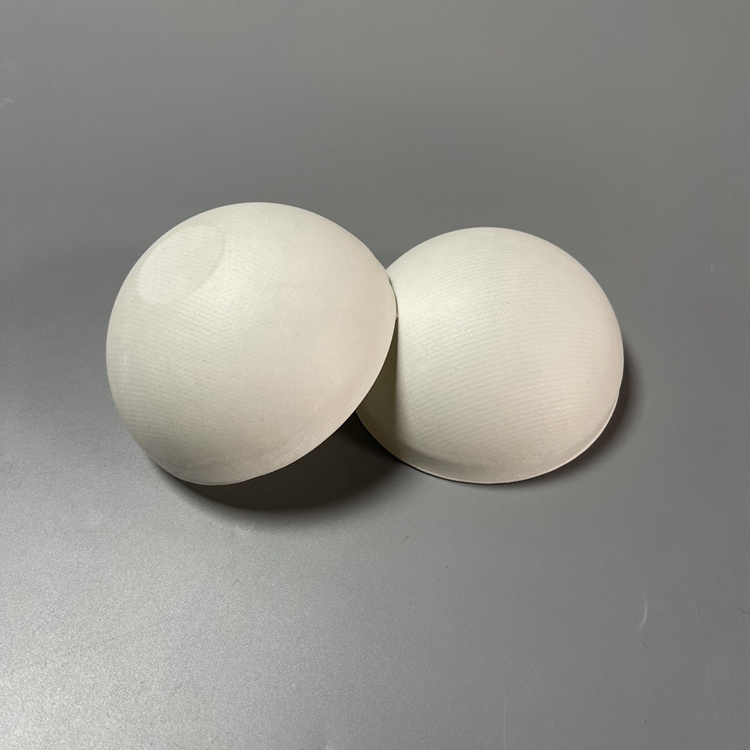 D457-disposable  Biodegradable  Sugarcane Bagasse egg shape  packaging box