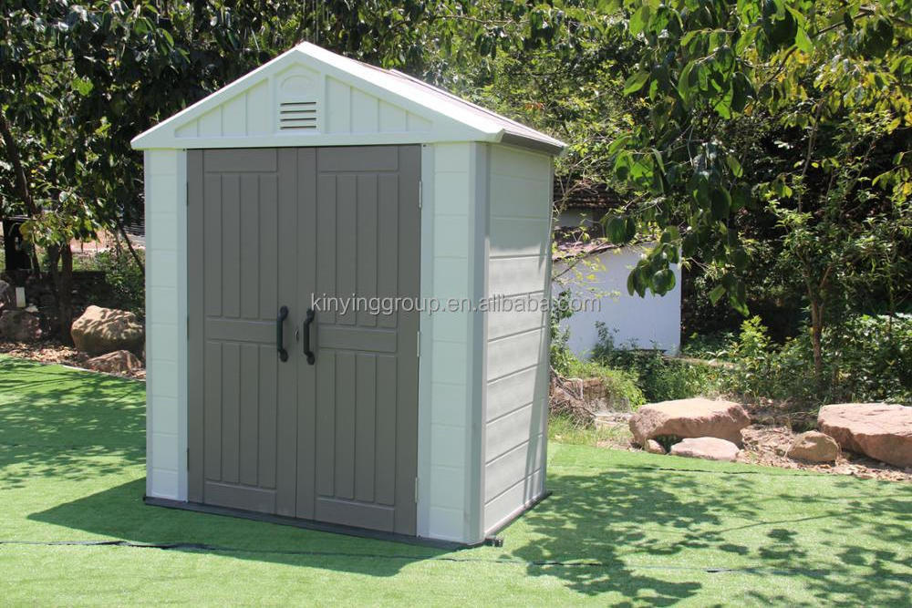 Kinying brand waterproof design low cost mobile house plastic garden shed for sale