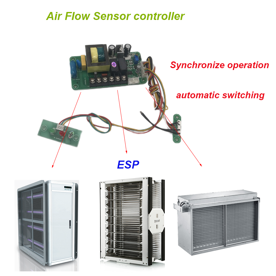 Pneumatic Switch Wind Induction Switch Air Flow Sensing Switch For Air Purifier UV HVAC Ventilation System