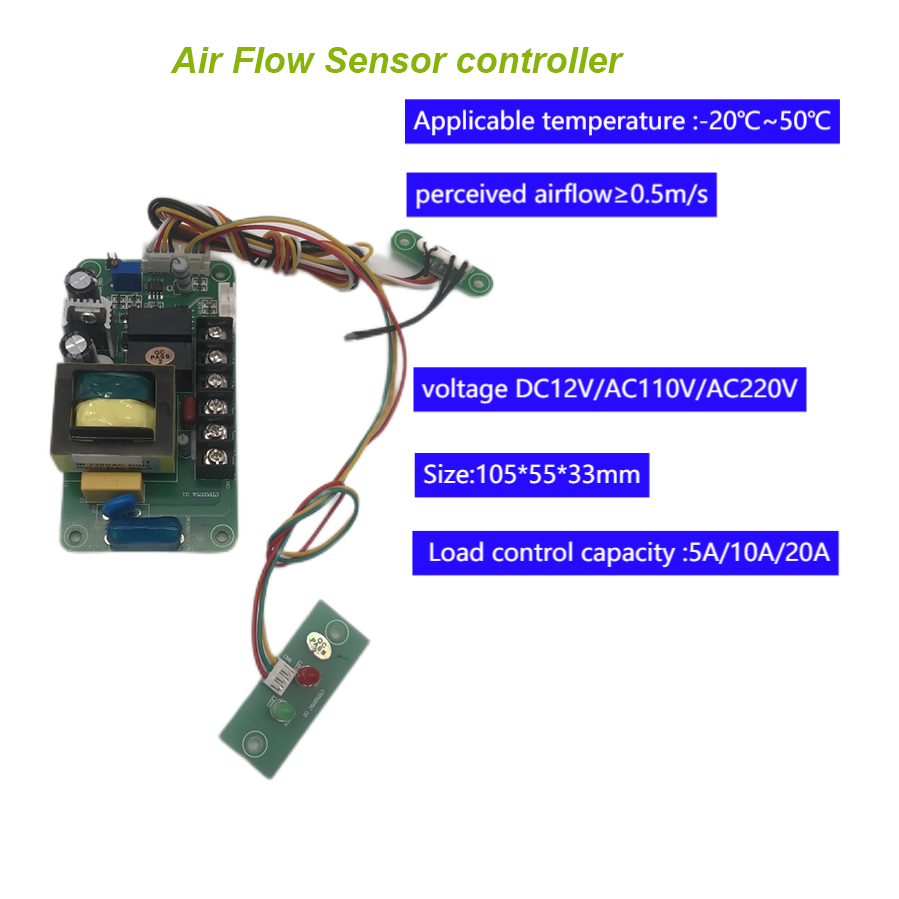 Pneumatic Switch Wind Induction Switch Air Flow Sensing Switch For Air Purifier UV HVAC Ventilation System