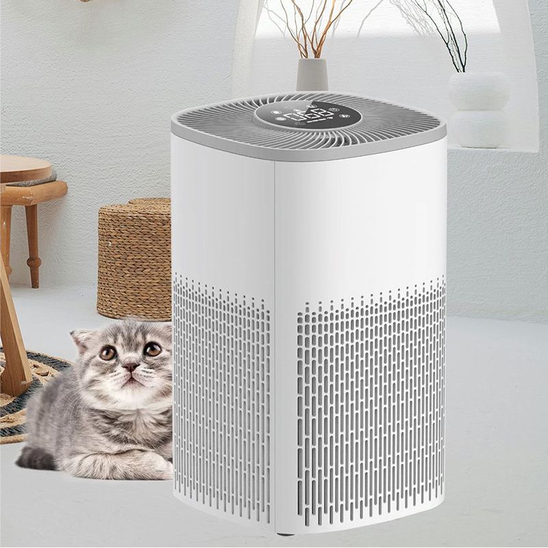 KINYO Air Purifier to Clean Air for Absorb Pet Hair Dust Pollen and Eliminate Odor with Plasma Catalytic Filter