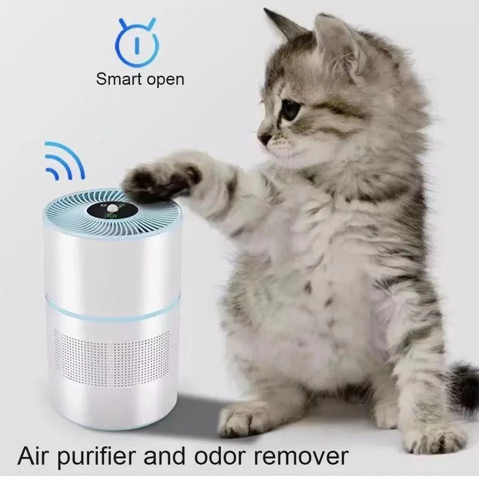 4.Office home kitchen air purifier with ionizer ultra quiet removal of formaldehyde second-hand smoke and odor