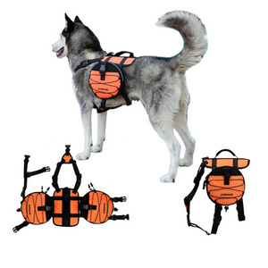 OEM Dog Pack Hound Travel Camping Hiking Backpack Saddle Bag Rucksack Dog Harness Backpack