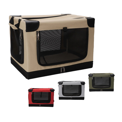 Oxford Fabric Removable Bracket Folding Portable Indoor and Outdoor Travel Soft-sided Dog Crate Kennel