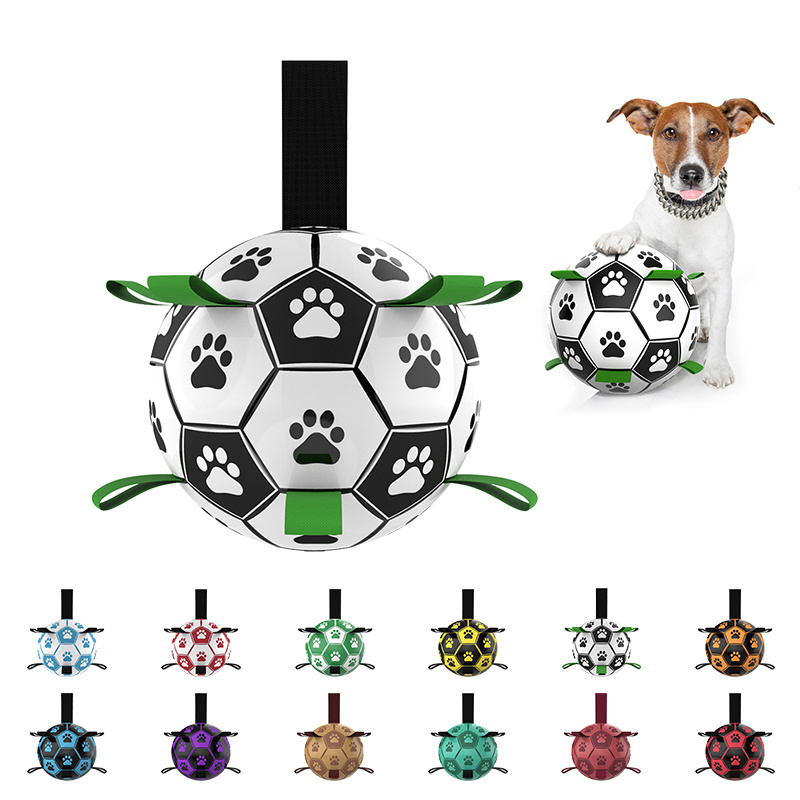 2023 Amazon Hot Selling Manufacturer Wholesale Outdoor Dog Interactive Toys Soccer Ball Durable Bite Resistant Dog Toys