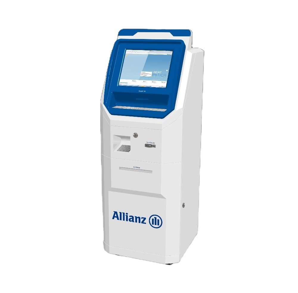 Currency Exchange ATM Machine with Coin Change Bank self service card readers pos systems