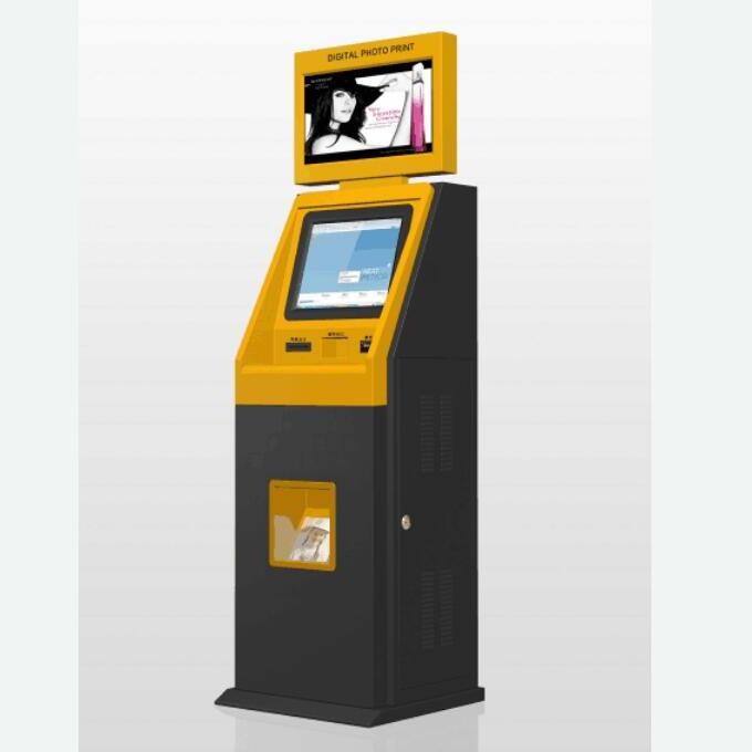 print station self service touch screen kiosk photo booth