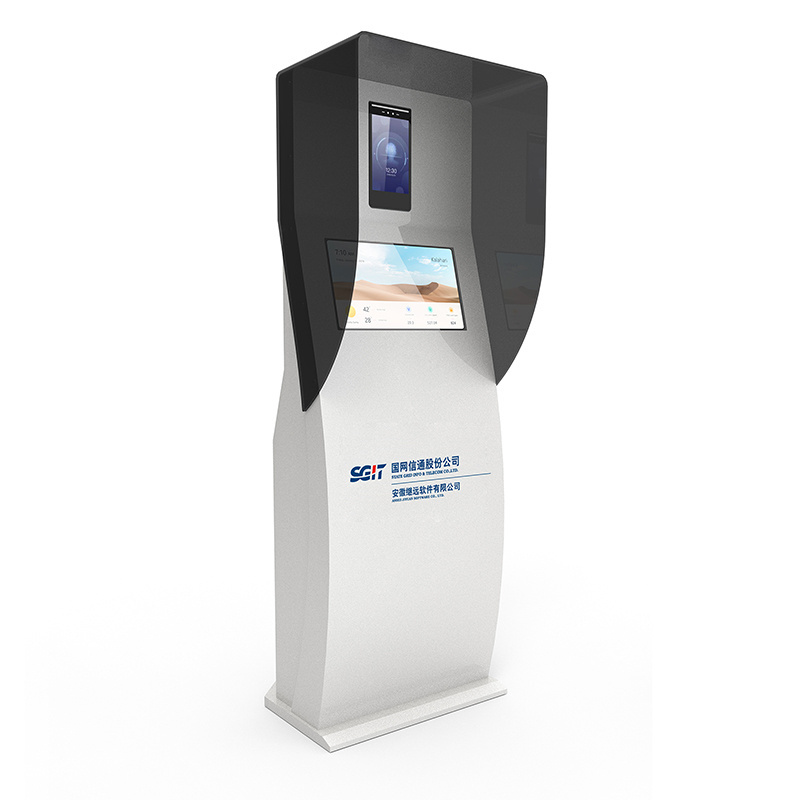 Parking self service touch screen payment kiosk ticket vending machine with cash acceptor and printer