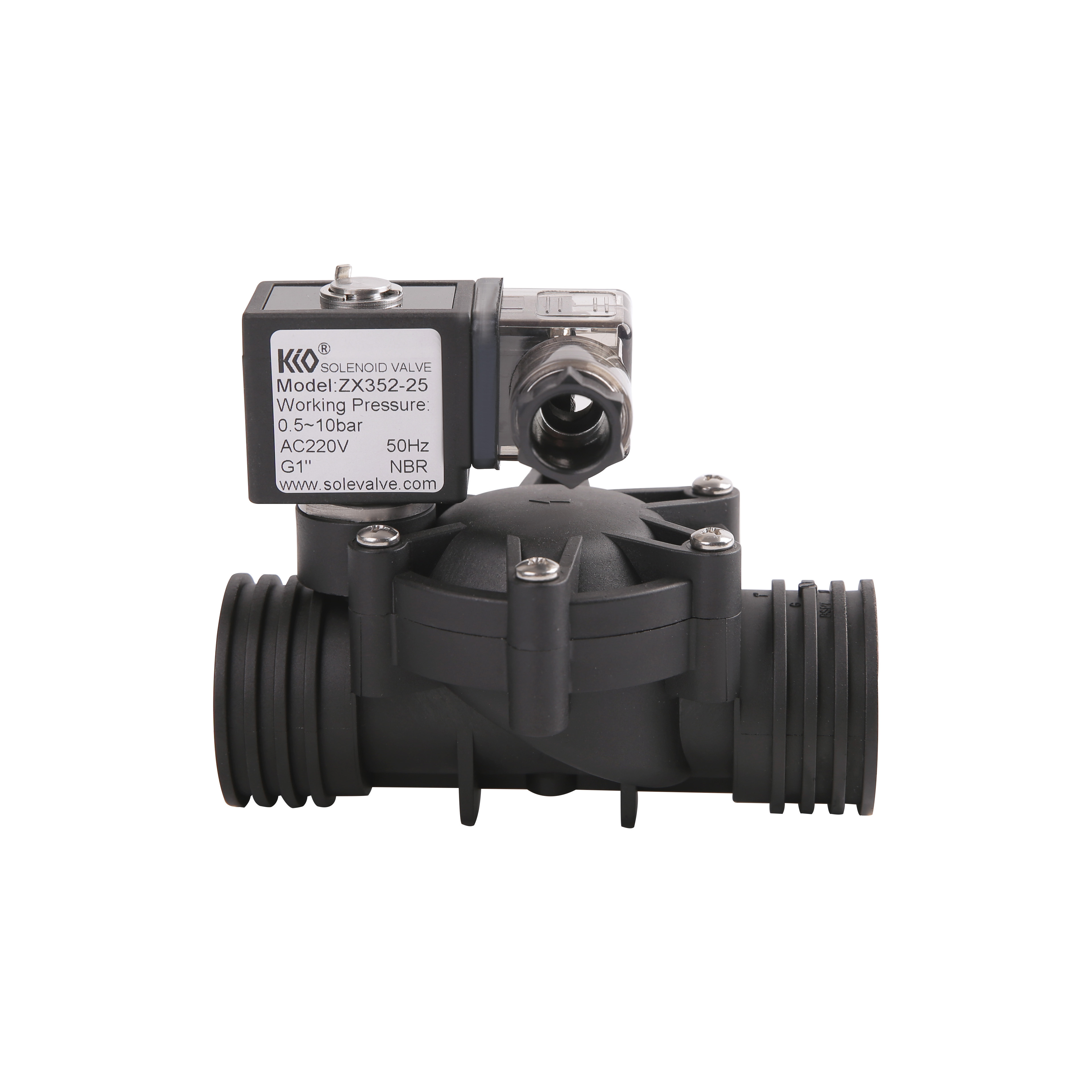 Plastic solenoid valve electric remote control irrigation 1/2