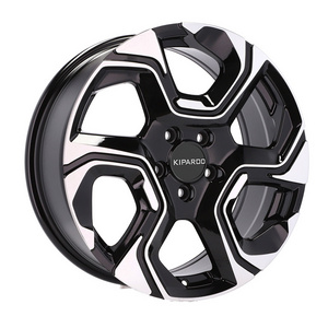 kipardo  Car wheel Rim 16 17 18 inch 5x114.3 5x120 Black Machined Face fit for honda Pilot HR-V Jazz Civic