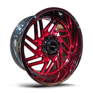 KIPARDO  20x12  22X12 offset -44 4x4 off road wheels rims  22 inch alloy deep dish wheels