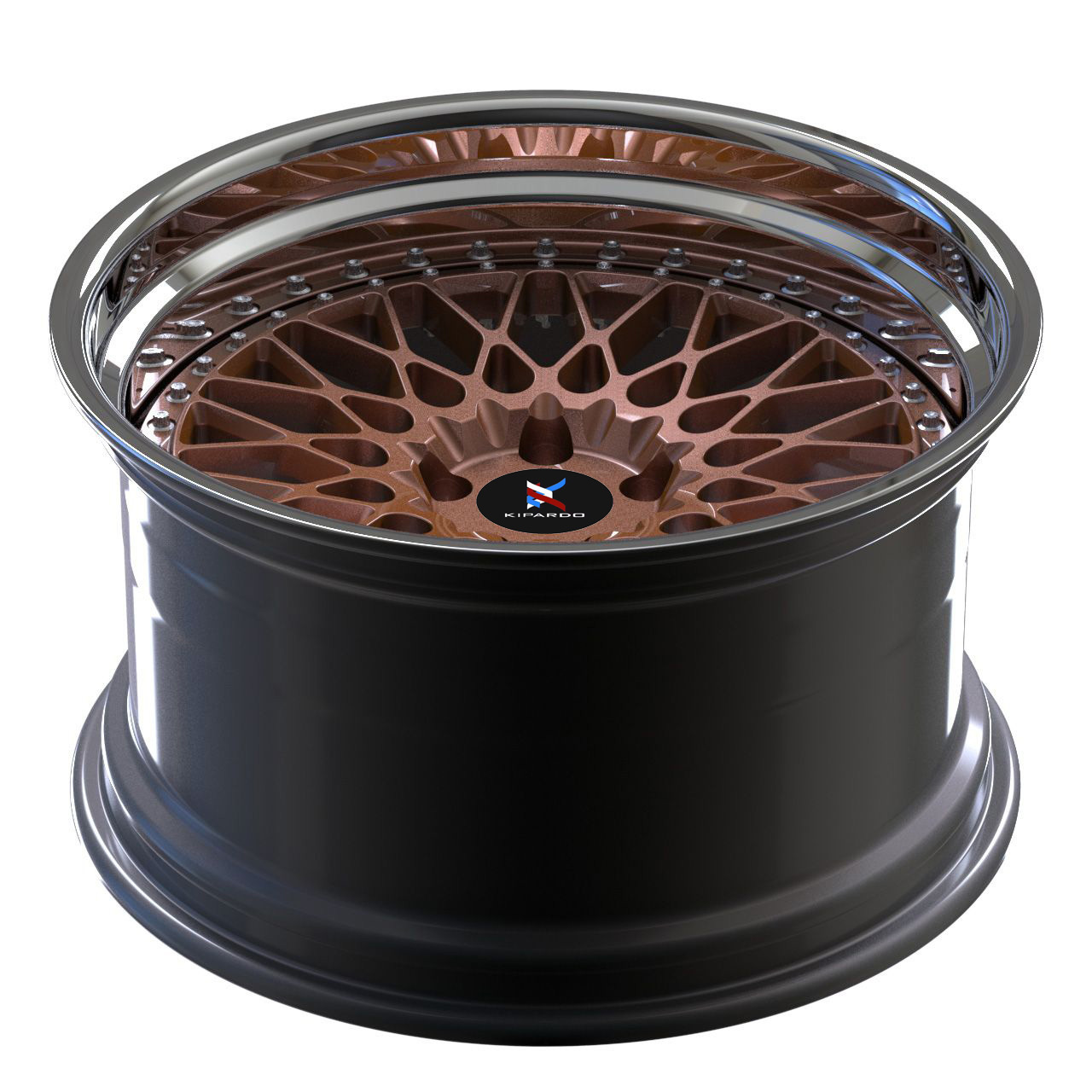 Custom forged wheel 18 19 20 21 22 inch 5x112 5x120 5x114.3 5x127 rose gold and chrome rims