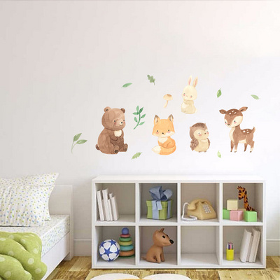 Custom Self-adhesive Removable Printing Decal PVC Vinyl Art 3D Home Decoration Children Wall Sticker for Kids Room Walls