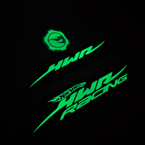 Custom Luminous Sticker Die Cut Kids Vinyl Label Glow In Dark Sticker,Reflective Decoration The Night Glow Car Stickers