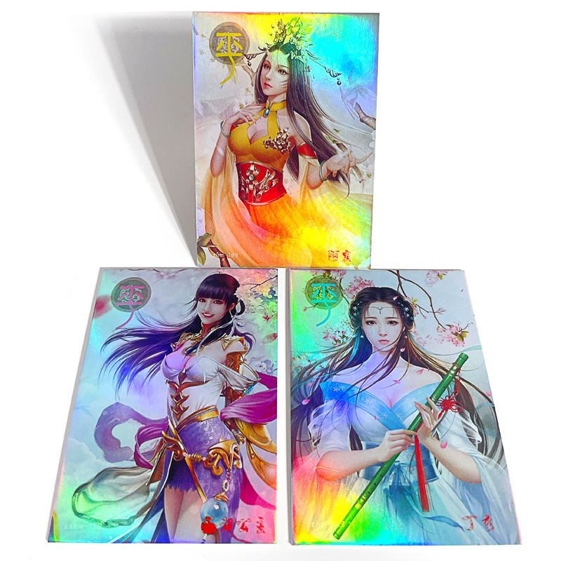 Custom Anime Holographic Trading Card Supplier Customize Gold Foil Star Playing Cards Printing Sports Trading Card Game