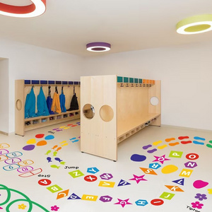 Custom Sensory Path floor decal removeable School Decoration sticker classroom kindergarten distancing vinyl PVC decals